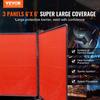 VEVOR Welding Screen with Frame, 1.8 x 1.8 m 3 Panel Welding Curtain Screens