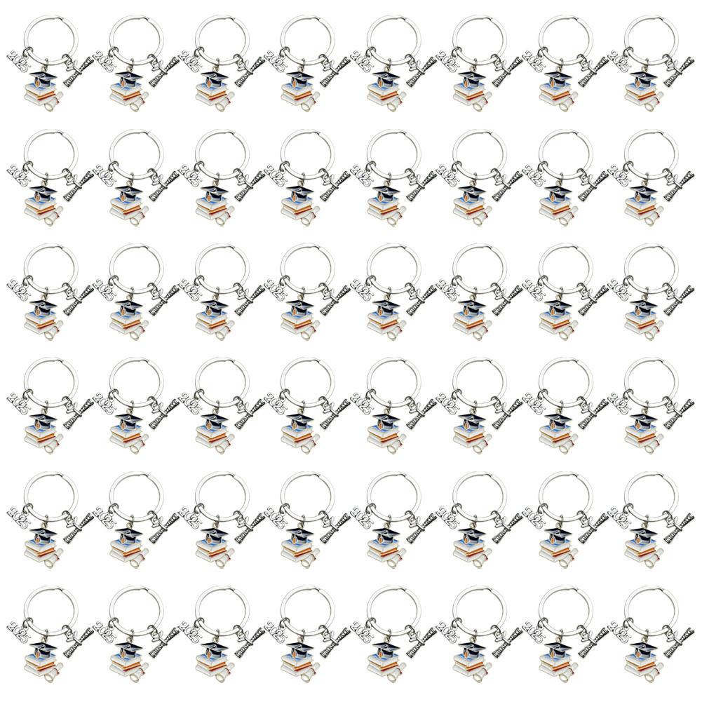 2025 Graduation Cap KeyChain Graduation Inspirational Key Ring Graduation Party Favors for College Seniors Grad Accessories