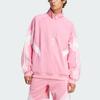 Adidas Original Inter Miami Cf Crew Sweatshirt Logo Gestreift Lässig Locker Langärmlig Herren Sweatshirt Hellrosa JI6907