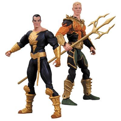 Injustice Aquaman Vs Black Adam Action Figure 2 Pk