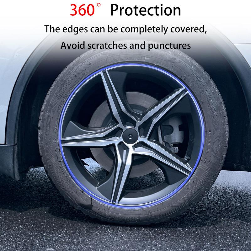 For Tesla Model Y Juniper 2025 4PCS 19 Inch Wheel Cap Automobile Performance Replacement Wheel Hubcap Full Rim Cover Accessories