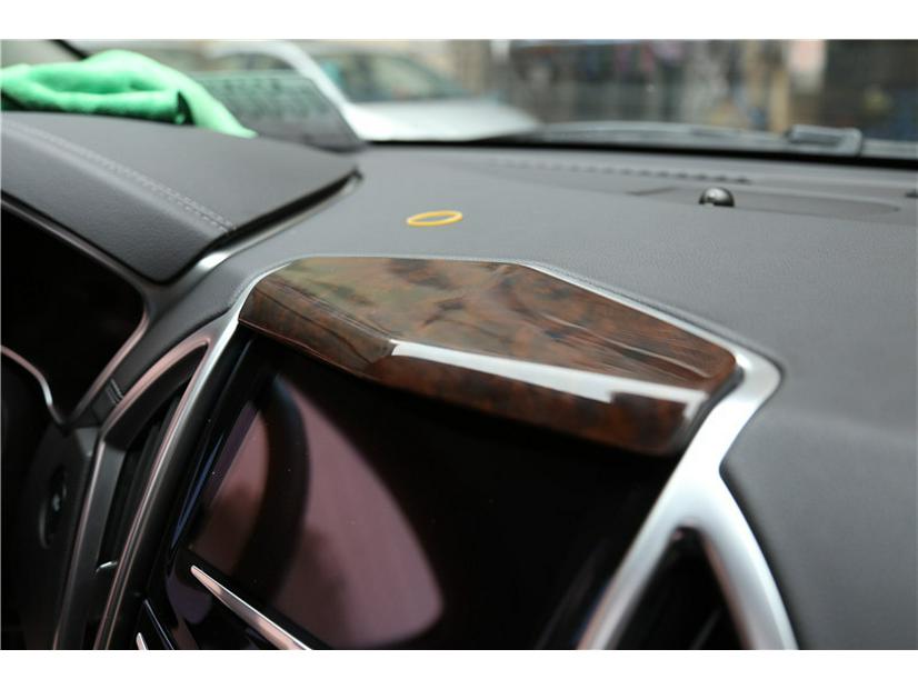 Peach Wood Interior Stickers for 2010-2016 Cadillac SRX Power Windows