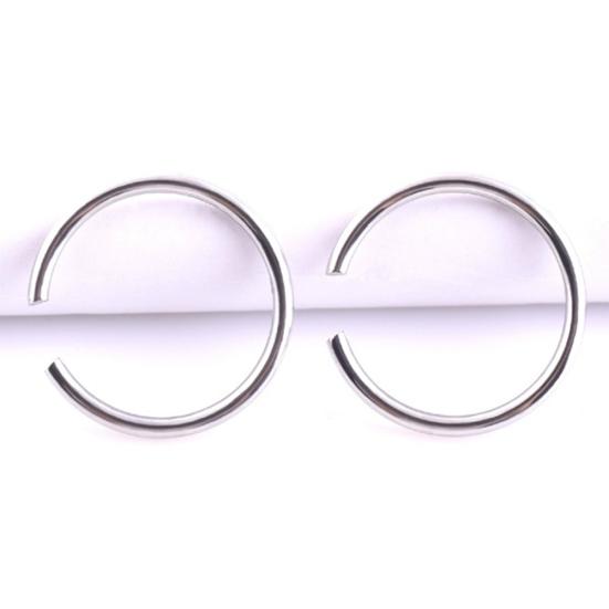 40 pezzi/scatola punk uomo donna cerchio di apertura anello al naso regalo gioielli piercing per il corpo