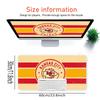 Kansas City Chiefs Emblem Large Gaming Mouse Pad Nonslip Rubber Base Waterproof Desk Mat For Office Pc Laptop