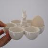 Cute Bunny-Shaped Egg Tray Table Decoration, Egg Tray Festive Decoration