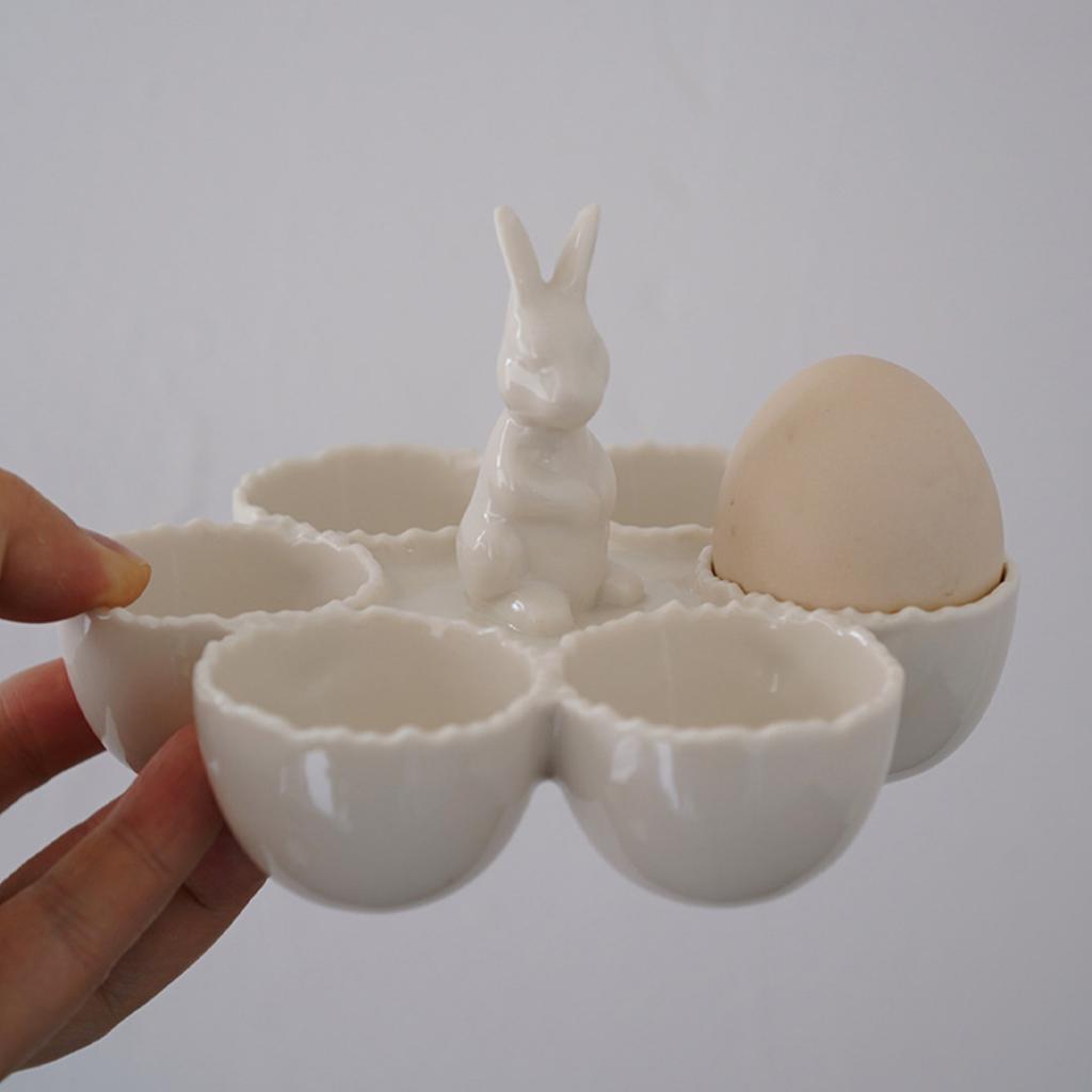 Cute Bunny-Shaped Egg Tray Table Decoration, Egg Tray Festive Decoration
