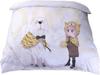 Anime Beautiful Girl Duvet Cover Set ,Cartoon Printed Patterned with Pillowcases, Soft Microfiber Quilt Covers for Girls