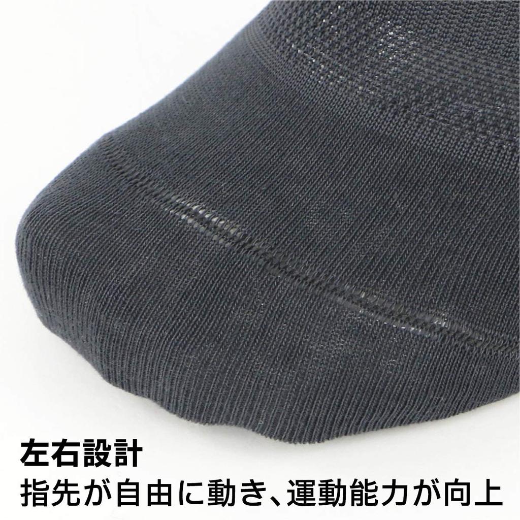 NAIGAI Men's Business Compression Knee-High Socks - Arch-Fit Support, Ankle 30hPa/Calf 23hPa, Black, Japan Size M-L