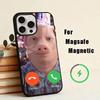 D-John Pork is Calling. Answer Call  Phone Case For iPhone17,16,15,14,13,12,11 Plus,Pro Magnetic with Magsafe Wireless Charging