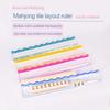 45Cm/17.5" Clear Acrylic Mahjong Racks With Magnet Professional Tile Organizer & Racks, Portable Mahjong Accessories
