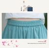 2025 Spring/Summer Women's Ethnic Retro Cotton Linen Embroidered Midi Skirt - Elastic Waist