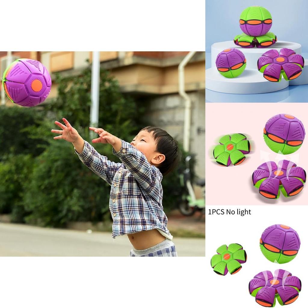 Colorful Carrot Flying Saucer Ball For Kids With Bouncing Light Up Features
