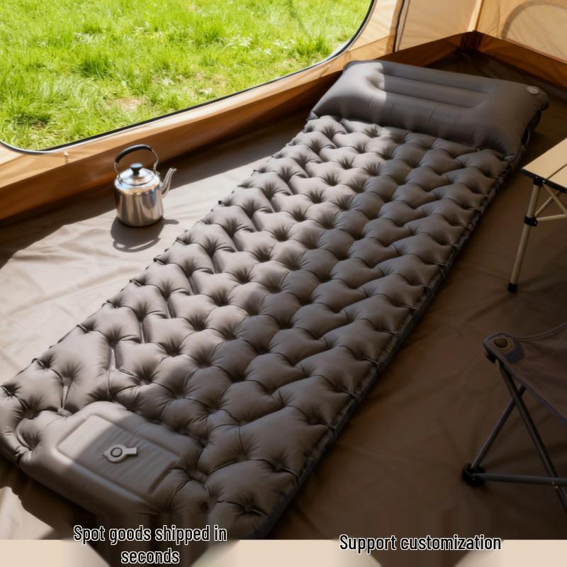 Cross-border Camping TPU Lightweight Inflatable Mat for Solo Hiking, Portable & Durable for Outdoor Camping & Mountaineering