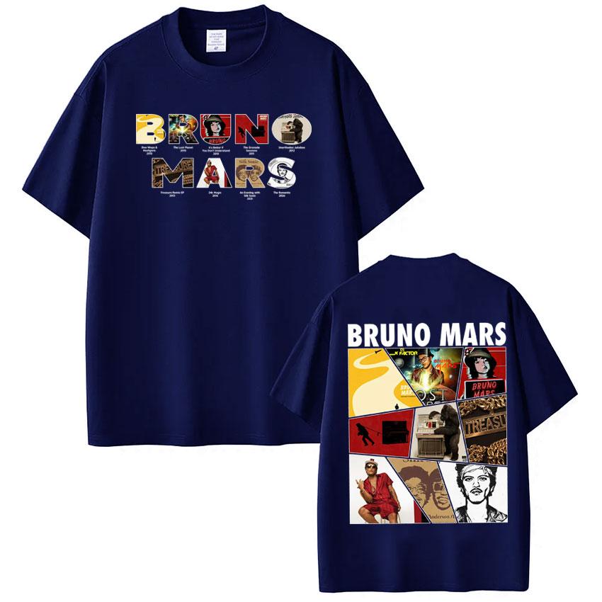 Bruno Mars The Romantic Album Tour 2026 Tshirt Man Woman Hiphop Harajuku Tshirts Short Sleeve Top Casual Hip Hop Tshirts