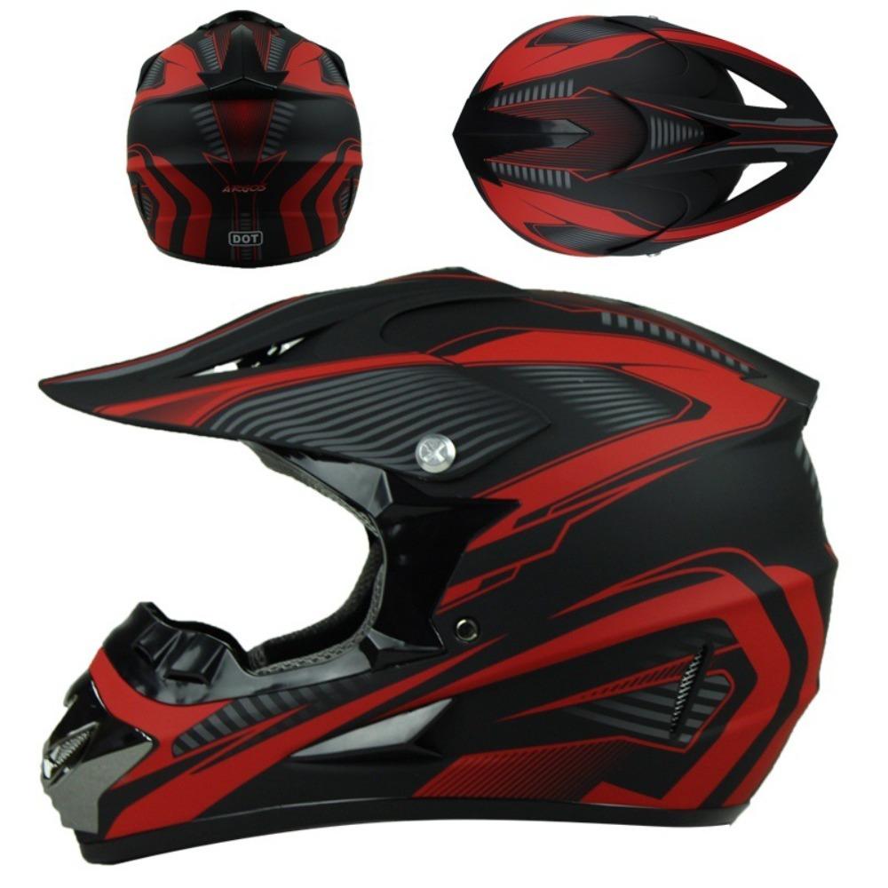 Offroad Mountainbike Motorradhelm Fahrradfahren Downhill Vollhelm Herren und Damen Ultraleicht Atmungsaktiv Sicherheits-Schutzhelm