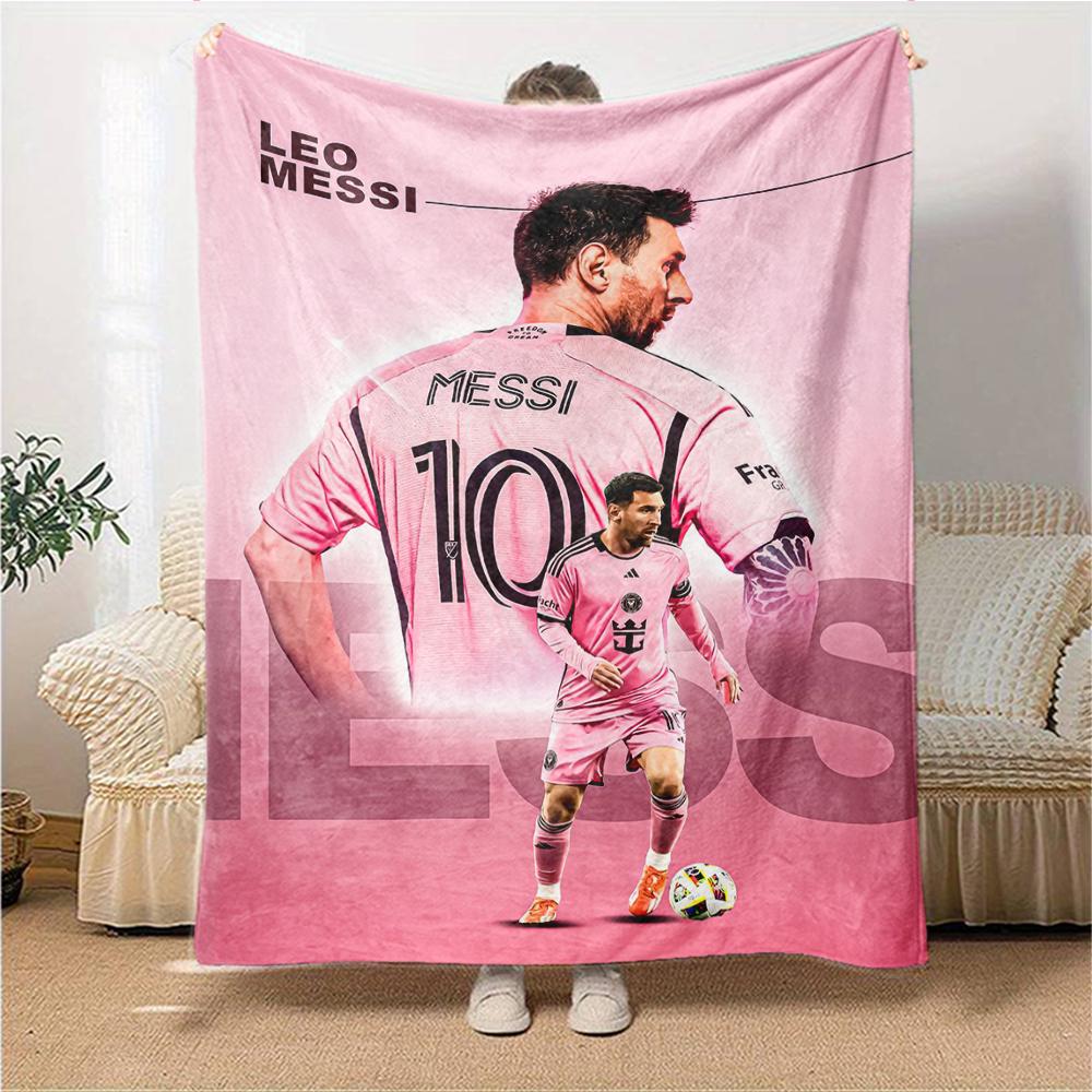 Passion Driven Soccer Star printed flannel breathable and warm blanket, a stylish home gift, suitable for home, office and bedspread use. 15a187