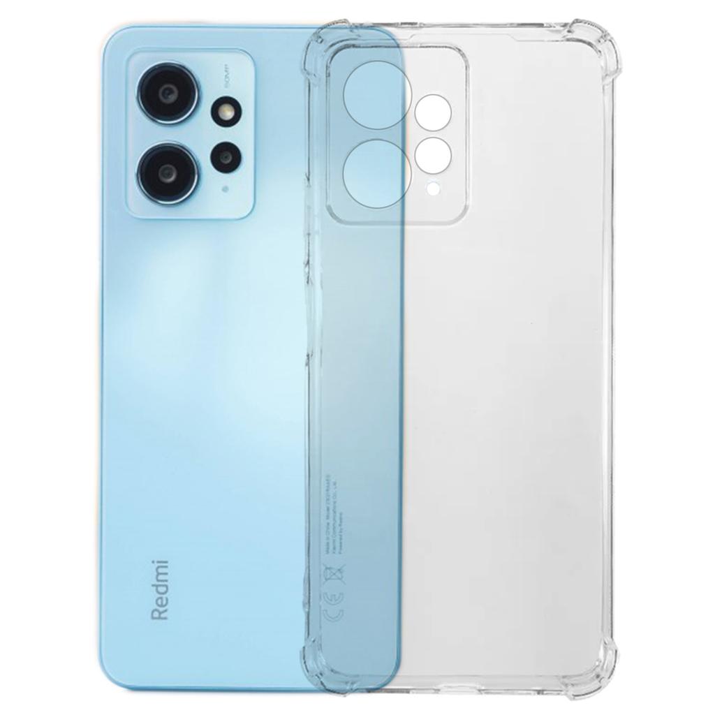 KALEBOL KLB-TPU007 For Xiaomi Redmi Note 12 4G Case 1.5mm TPU Transparent Anti-Drop Phone Cover