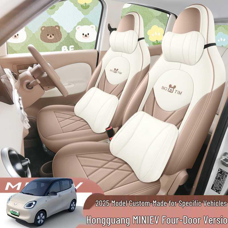 2025 Wuling Hongguang Mini EV Full-Cover Seat Covers, Four-Door, All-Season Car Interior Decor