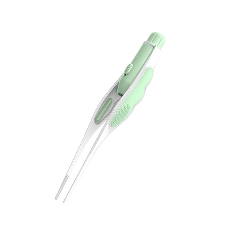 LED Ear Wax Removal Tweezers Anti-Skid Ear Pick Tool Kit with Brightness Light Ear Curette Safety Earwax Cleaning Tool