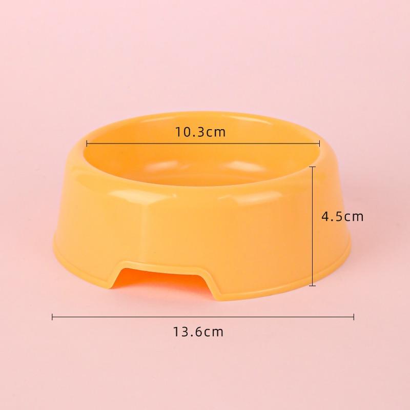 Pet Feeding Bowl, Plastic Single Bowl, Cat Feeding Basin, Economical Pet Single Bowl, Cat Bowl