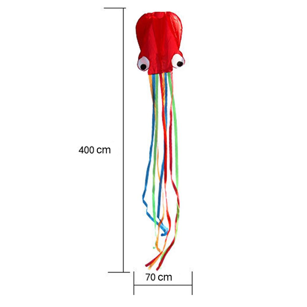 Tool Large Octopus Long Tail Kite Cartoon 4M Octopus Kite Flying Kite Animal Kite 3D Octopus Kite