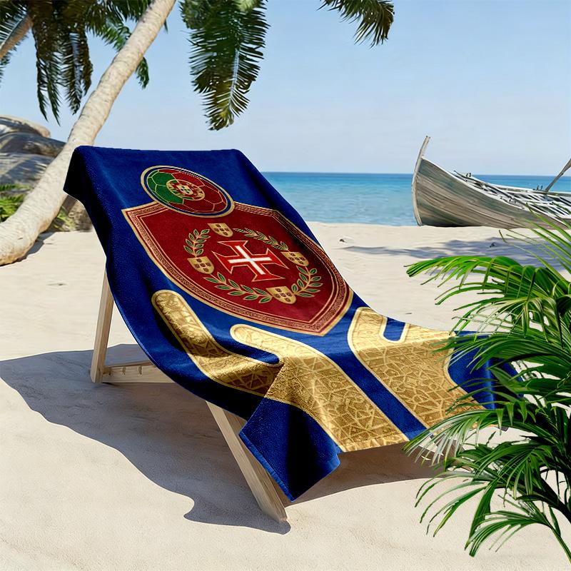 Portuguese Football Heritage beach towel Outdoor camping beach quick-drying swim towel swim seaside Travel and vacation towels Fashion