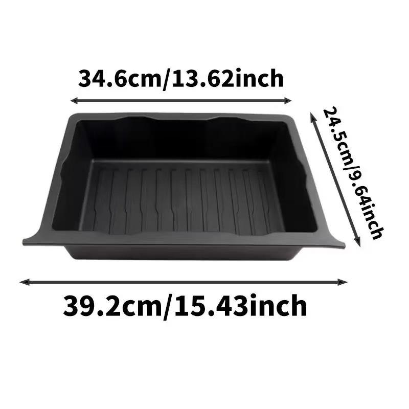 Underseat Storage Box for Tesla Model Y Environmentally Friendly Drawer TPE Storage Box Push Pull Car Interior Accessories 2025