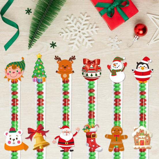 Self Sealing Cellophane Bags Clear Christmas Candy Bags Pretzel Rods Individual Bags for Packaging Party Favors Candy Treat Popsicle Cookies