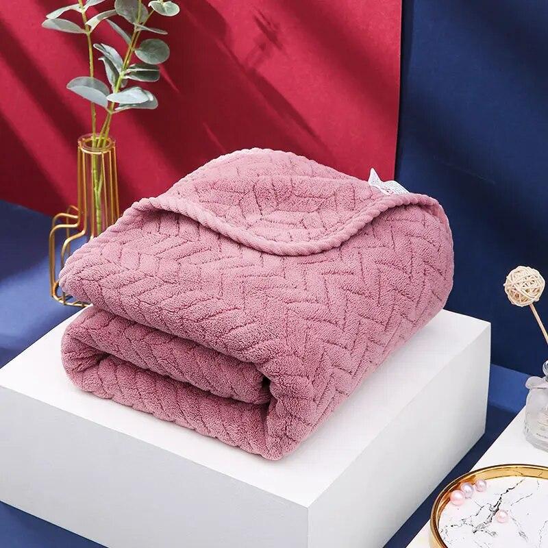 Thickened Towel That Won't Shed Fur, Coral Velvet Quick Drying Hair Towel, Water Absorbing Face Wash Towel