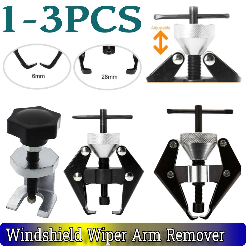 1-3PCS Windshield Wiper Arm Remover Adjustable 6-28mm Car Wiper Arm Extractor Wiper Arm Puller Roller for Car Repair