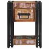Nightstand 30 X 30 X 40 Cm Solid Upcycled Wood