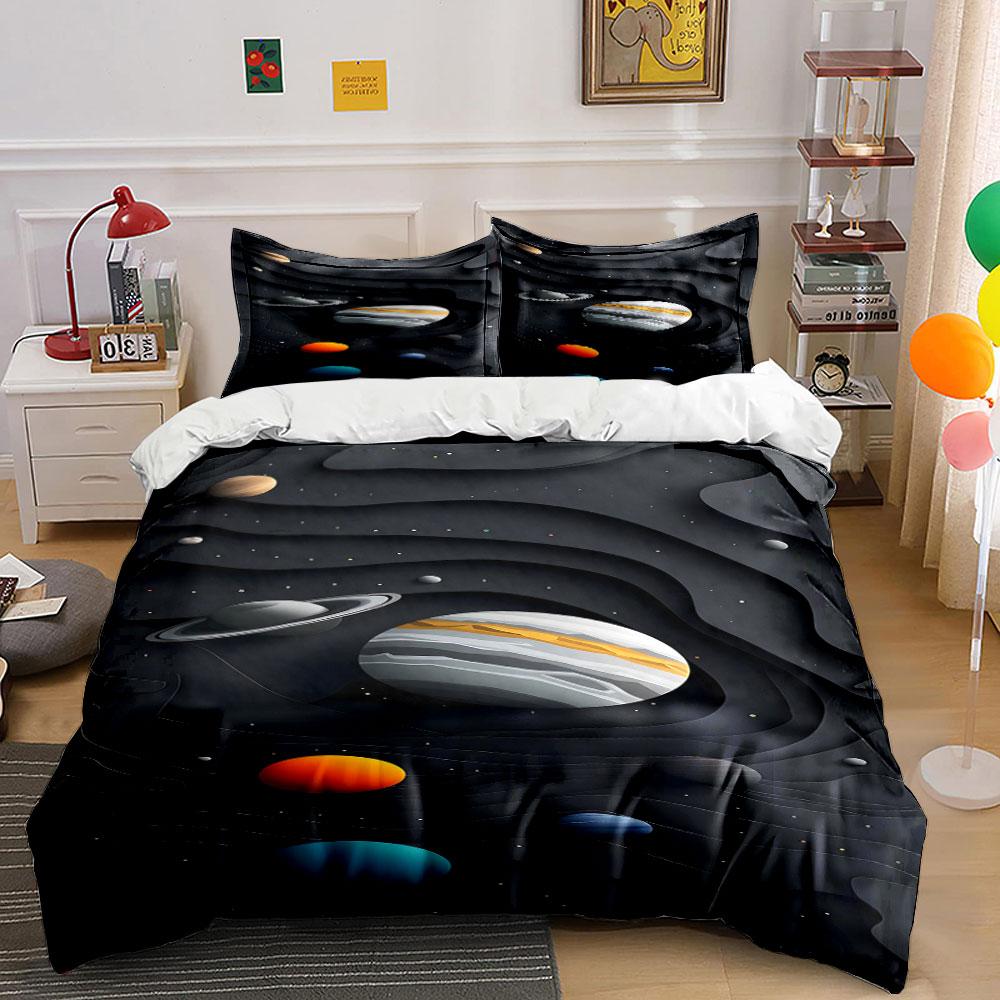 

Planets with orbital paths. Bedding sets Duvet cover sets Duvet covers Pillowcases(1 * Duvet Cover 2 * Pillowcases, without duvet insert) 135x200cm