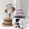 Cappello da Donna a Secchiello Estivo Vuoto Sottile Traspirante Cappello da Sole Femminile Cappello Panama da Spiaggia Pieghevole Outdoor Giapponese Lesure Cappello da Pescatore