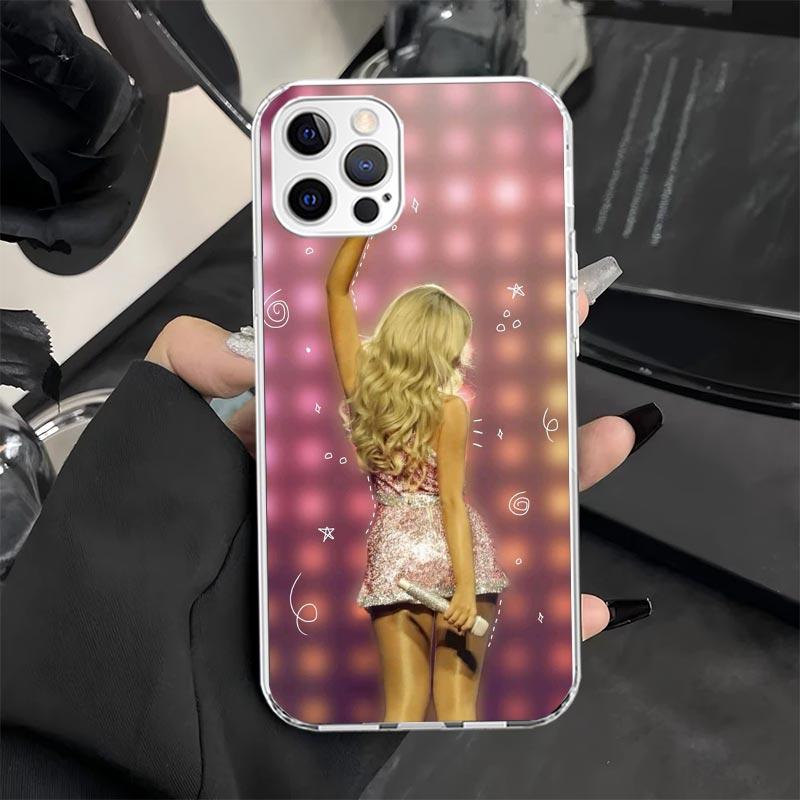 CR66 S-Sabrina C-Carpenter Phone Case for iPhone 11 12 13 Mini 14 15 Plus 16 Pro Max 17 Air 16E 7 8 SE 17ProMax Soft Fundas Cove