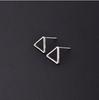 Trendy Geometric Earrings: Square, Circle, Triangle Designs