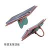 Suitable for Samsung ZFLIP 40% off foldable screen card slot color-blocked phone case, Huawei Pura X single-shoulder crossbody phone leather case