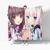 Anime Nekoparas Flanne Blanket Soft comforter sets throw for Couch Warm Flannel Blankets Bedroom Kawaii Cute