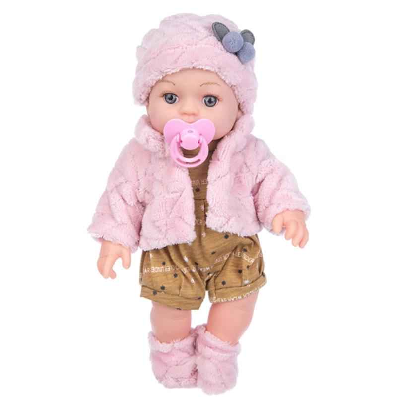 

12in Baby Dolls Realistic Newborn Baby Dolls Simulation Baby Girl Handmade Toy Accessories for Children Collection