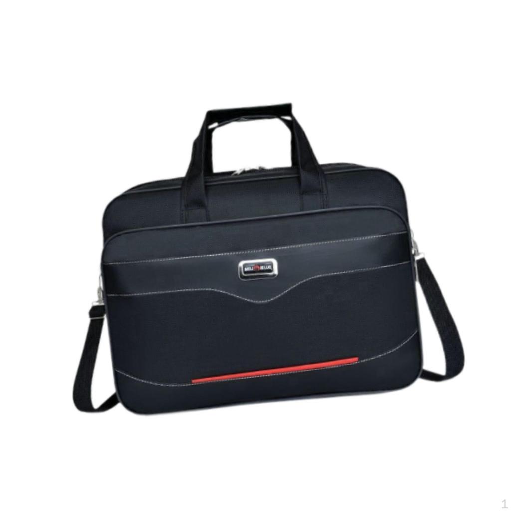 Laptop Briefcase Bag Shockproof Business Office Large Adjustable Shoulder Strap for Men