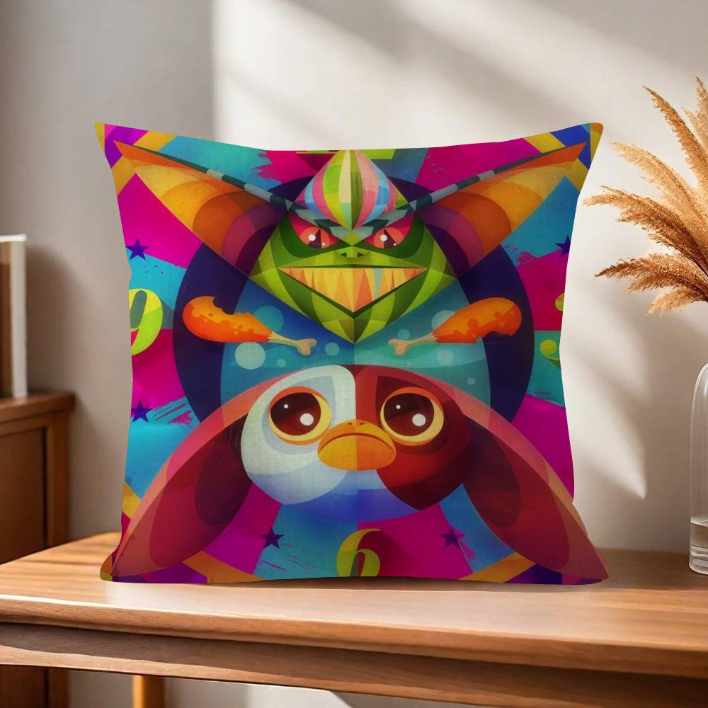 

Hot Gremlins Movie Pillow Cushion Cover Pillowcase Living Room Sofa Home Decor Customized 30cmx30cm