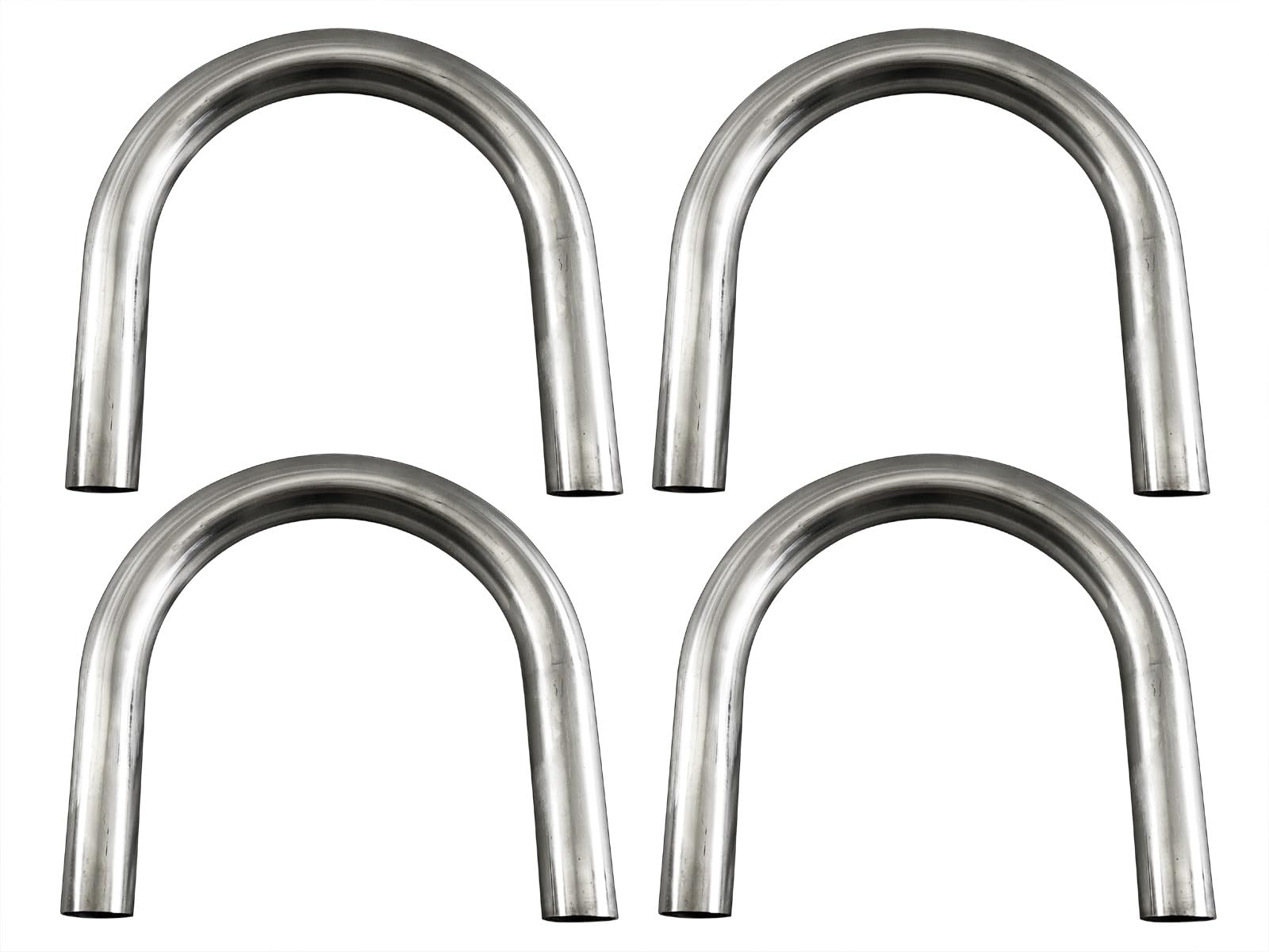 

BRIGHTZ Stainless Steel Bent 4 Pieces 35mm 35 180° Pipe, 1.2mm Thick, [CUR-PIPE-033-4PC] Diameter, 35, 180°