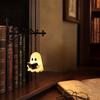 Warme Lichtbuchlampe Geister-Bücherregal-Nachtlicht, Leselaterne mit Schiebeeinsatzplatte, Weicher Schein Vintage-Eisen Gemütliche Dekoration für Zuhause