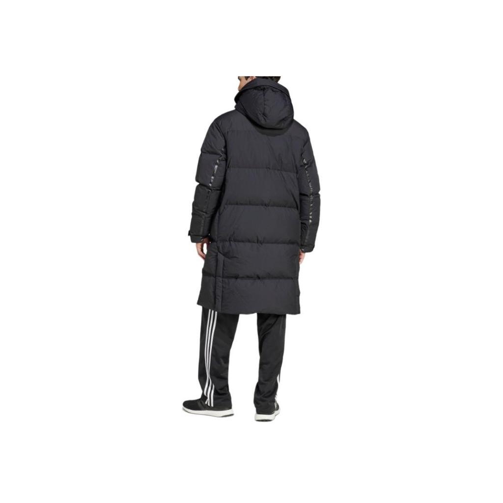 Adidas Sportswear Cold.Rdy Goose Down Long Coat Windproof Warm Water-Resistant Long Warm Casual Down Jacket Men Coats Black JM4605