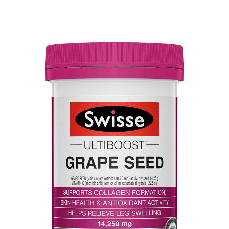 Australian SwissPower Grape Seed & Blood Orange Extract, 180 Capsules - Proanthocyanidin Rich Formula