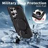 Rotating Bracket Ring Anti Drop Car Magnetic Protective Cover for Samsung Galaxy S25 S24 S23 S22 S21 Ultra Plus FE A55 Case