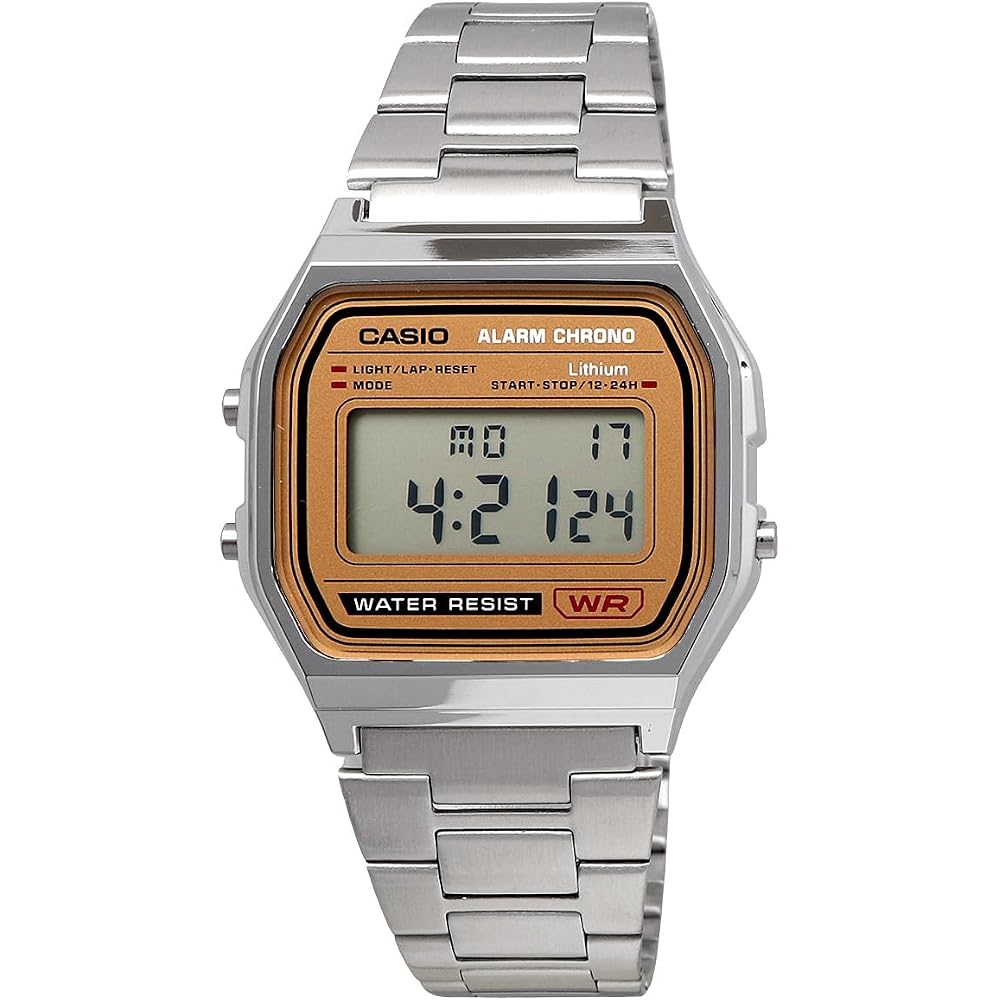 [Casio] CASIO Digital Watch Vintage Series A158WEA-7 Metal Band Unisex Silver Overseas Model [Par...