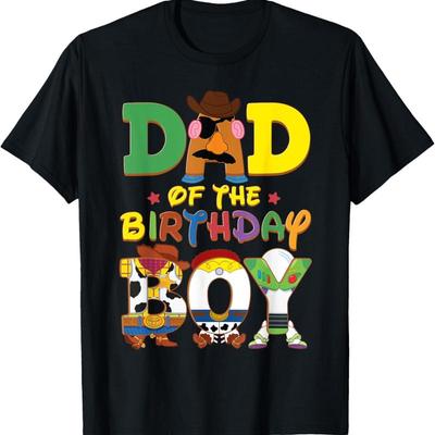Dad And Mom Birthday Boy Toy Family Matching T Shirt