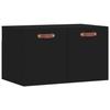 VidaXL Wall Cabinet Black 60x36.5x35 Cm Engineered Wood 829997