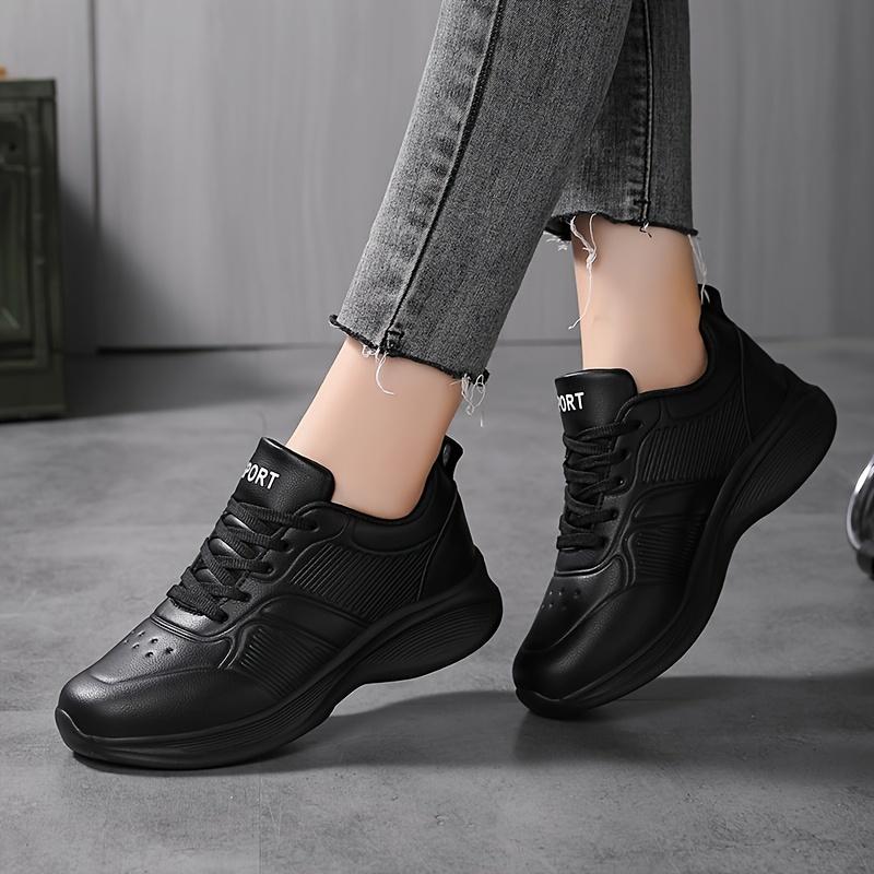 

Women s Sports Shoes, Flat Leather Waterproof Sports Casual Shoes, Soft Sole Wear-resistant Ultra Light Comfortable Shoes 45