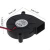 5015 50x50x15mm Gebläse Luftbefeuchter Lüfter Gleitlager 5/12/24V 0.22A 4300RPM Lüfter mit 2-Pin-Kabel 28CM für 3D-Drucker